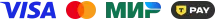 Visa, Mastercard, МИР и T-Pay